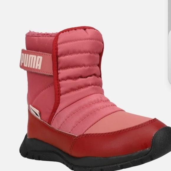 NEW Puma Pink and Red Winter Boots for Kids Multiple Sizes Available - Picture 2 of 6